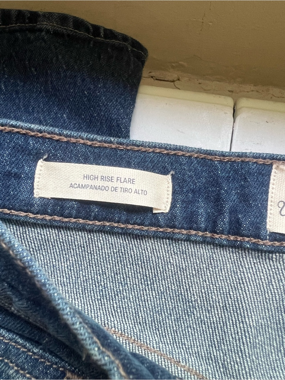 Universal Thread Women's Dark Blue Flare Jeans - Picture 6 of 8